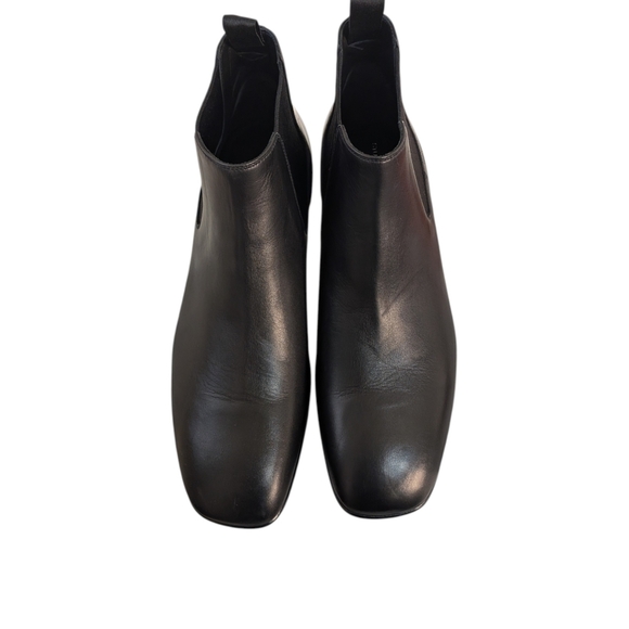 Stuart Weitzman Men Adwin Black Leather Chelsea Boots... Size 10M
